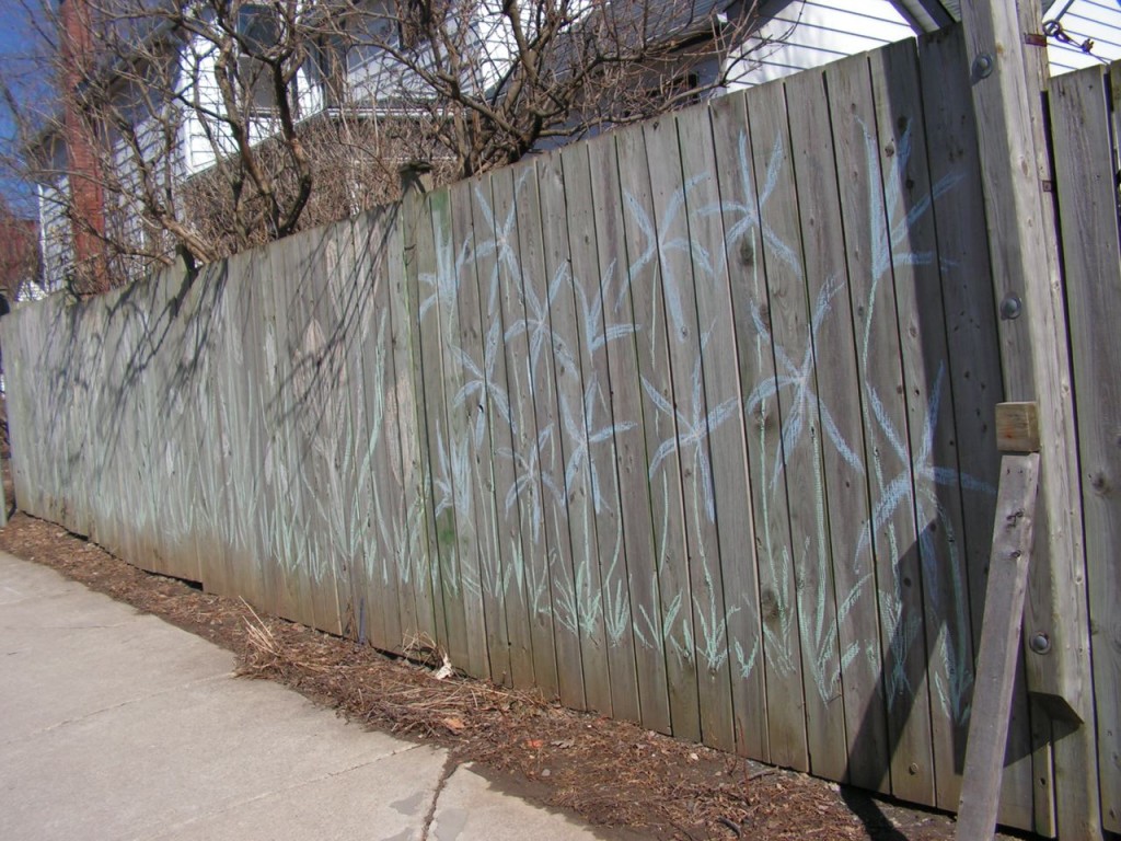 first fence mural of the season